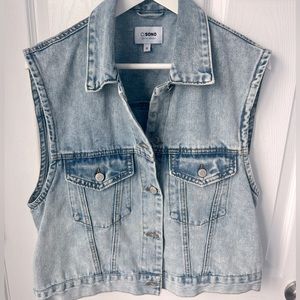 NWOT Denim Vest